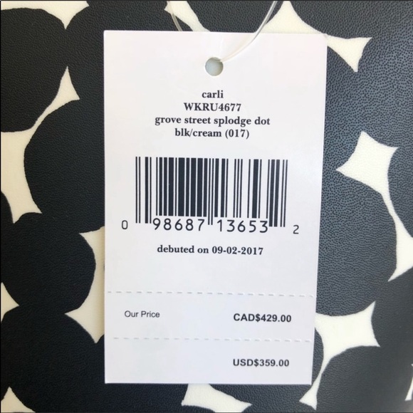 Kate Spade Carli Grove Street Splodge Dot leather - Picture 7 of 7